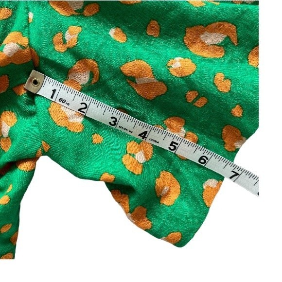 NWT Tabitha Brown Green Leopard Shorts Plus Size 4X - Picture 5 of 6